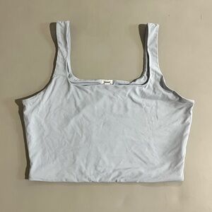 Garage Blue Cropped Tank Top sz L